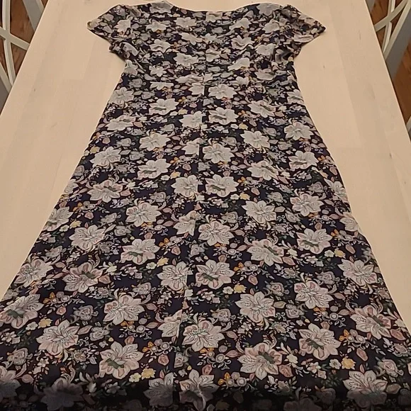 LIKE NEW Altar'd State Floral Print High Low Floral Short Sleeved Dress - Picture 8 of 12